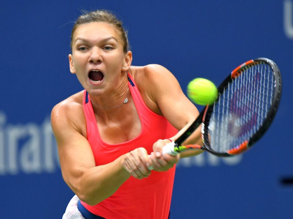 FOTO Meci intens! Simona Halep trece de Lucie Safarova și se califică în turul al 3-lea la US Open! Cu cine va juca românca