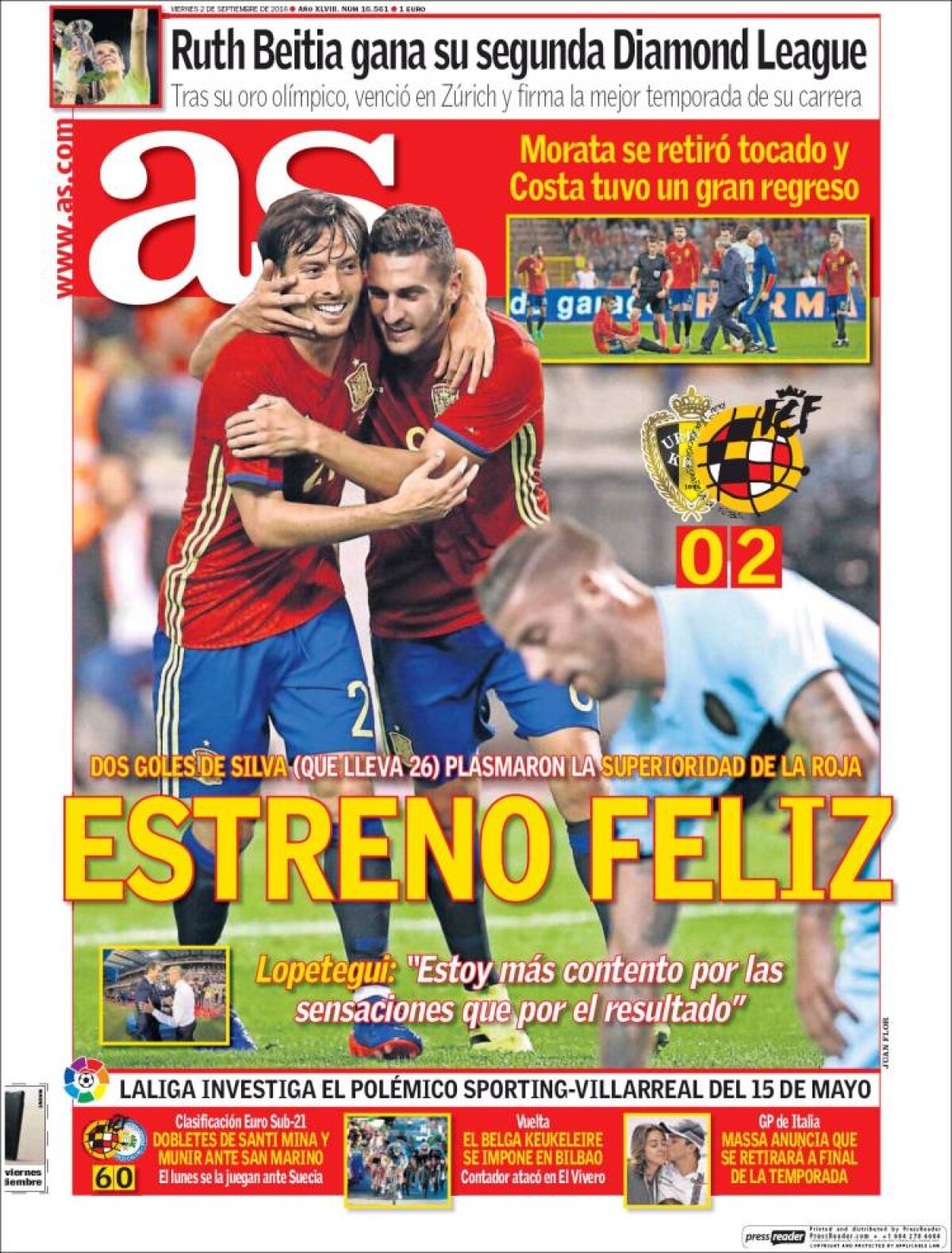 Ce scriu azi ziarele de sport din lume (2 septembrie 2016)