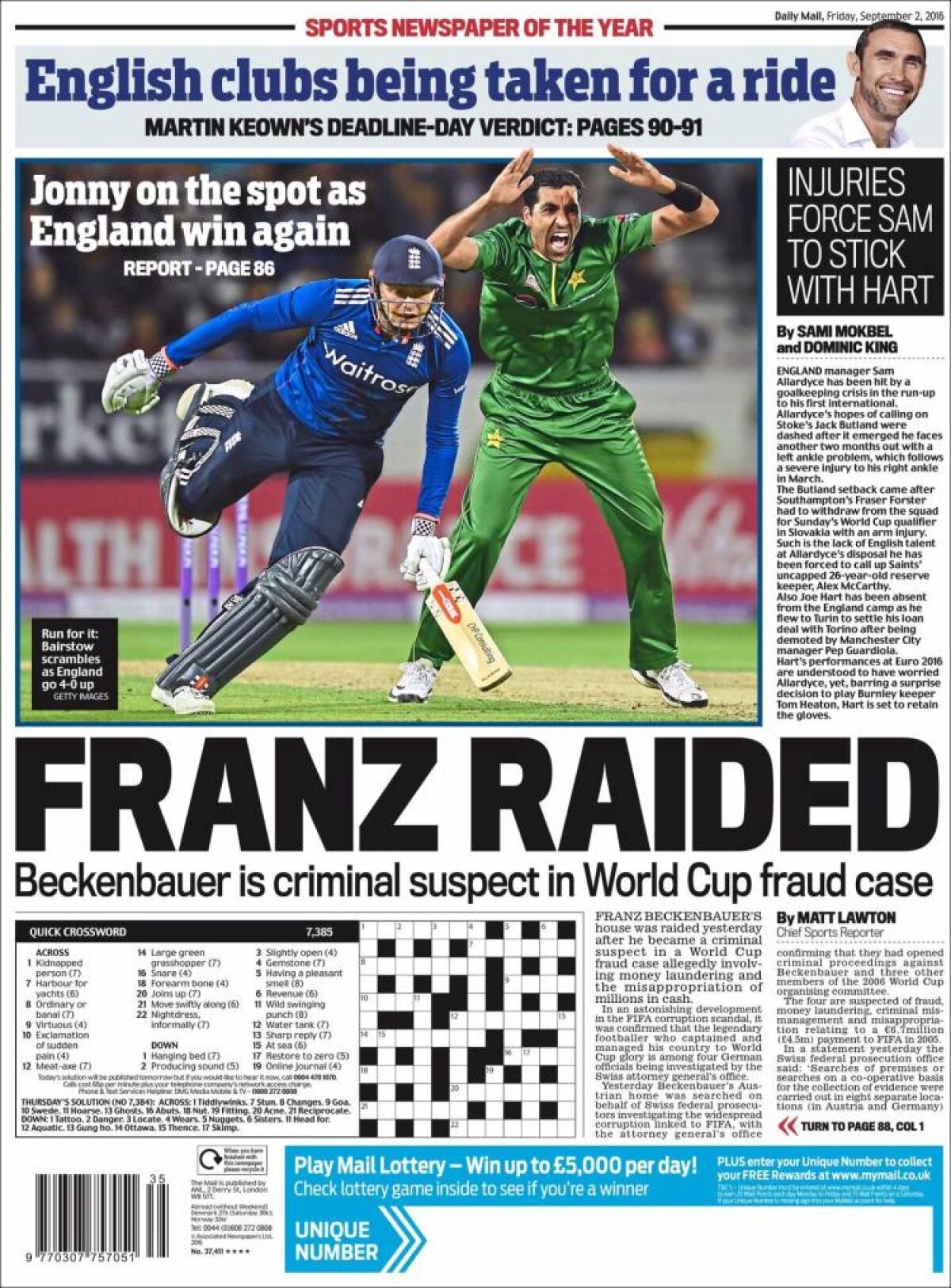 Ce scriu azi ziarele de sport din lume (2 septembrie 2016)