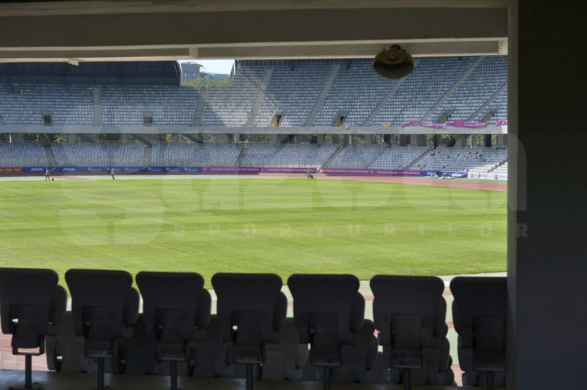 GALERIE FOTO Încă sunt bucăți de teren fără iarbă pe Cluj Arena! Observatorul UEFA a luat o decizie INCREDIBILĂ și cu Național Arena!