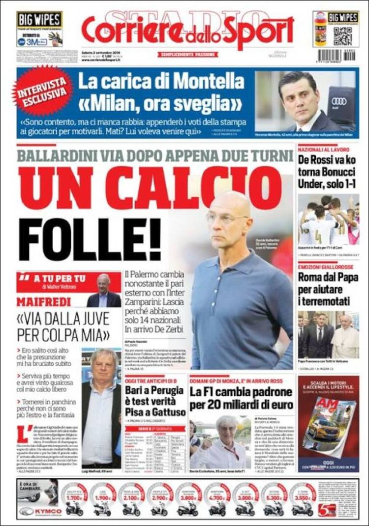 Ce scriu azi ziarele de sport din lume (3 septembrie 2016)