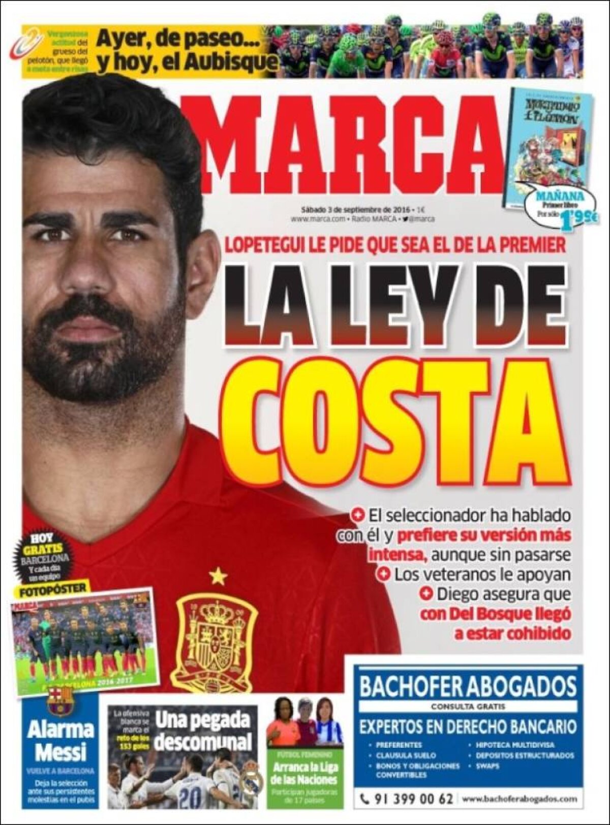 Ce scriu azi ziarele de sport din lume (3 septembrie 2016)