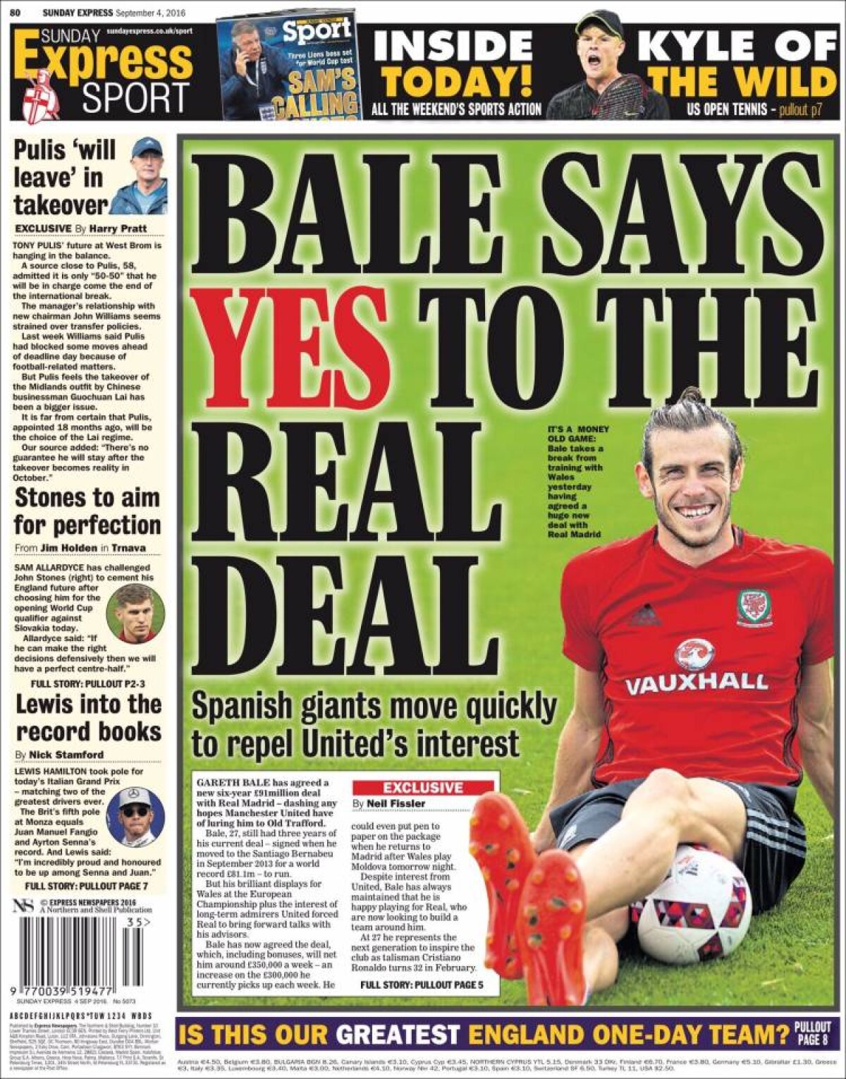 Ce scriu azi ziarele de sport din lume (4 septembrie 2016)