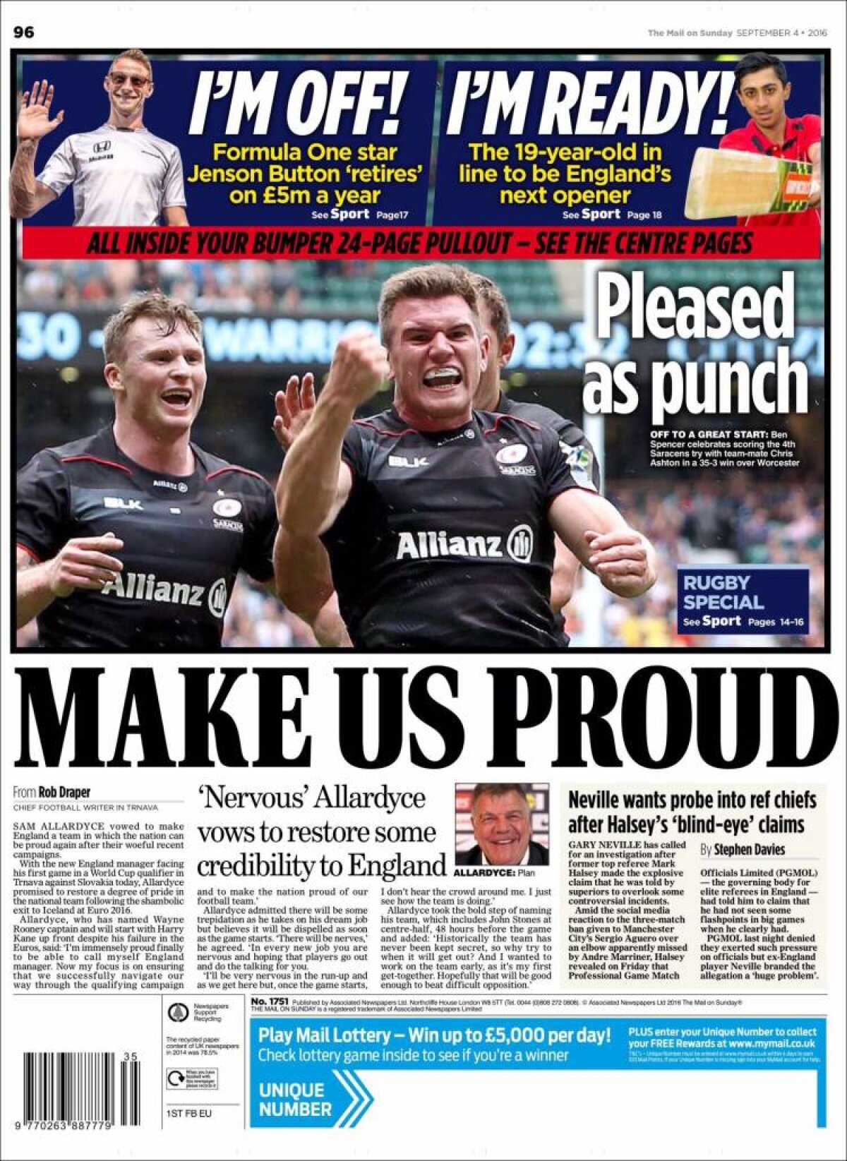 Ce scriu azi ziarele de sport din lume (4 septembrie 2016)