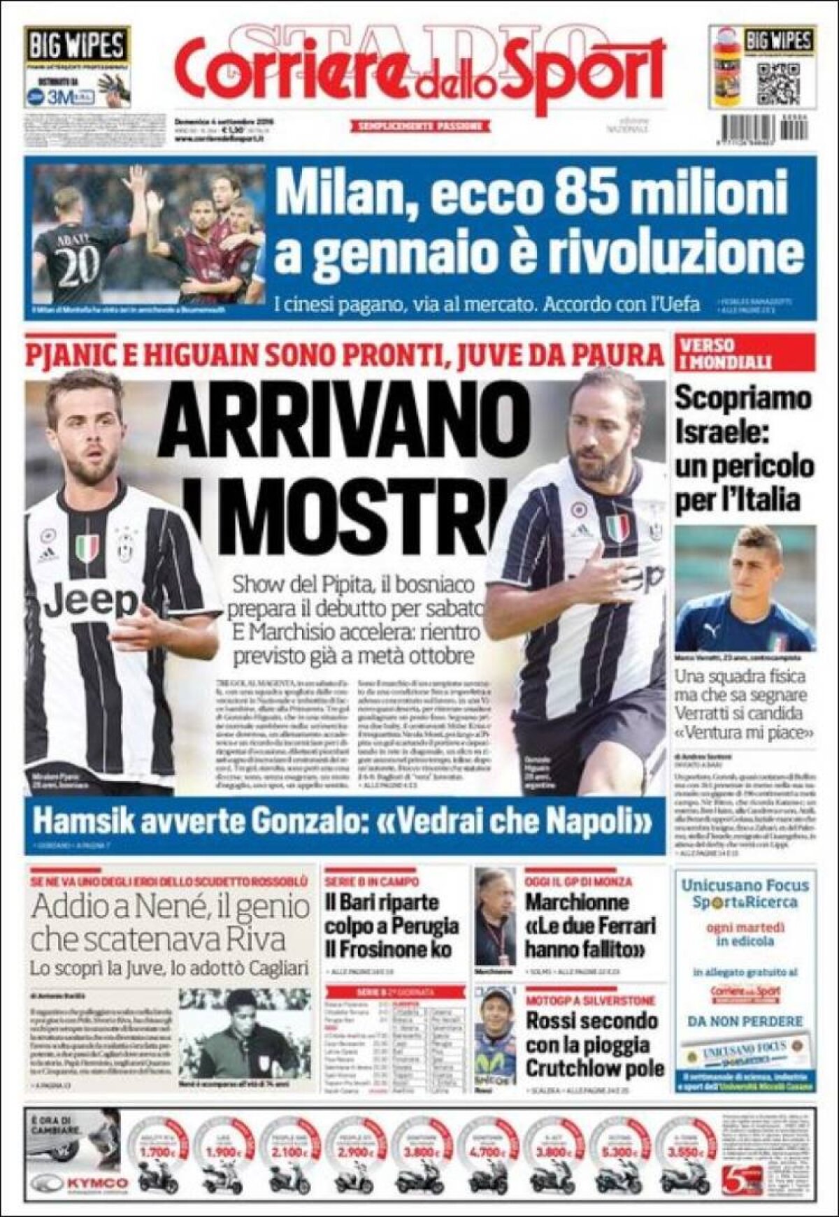 Ce scriu azi ziarele de sport din lume (4 septembrie 2016)