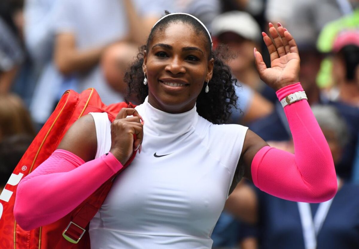 Serena Williams 307! Americanca îl egalează pe Roger Federer și se califică în optimi la US Open fără serviciu pierdut!