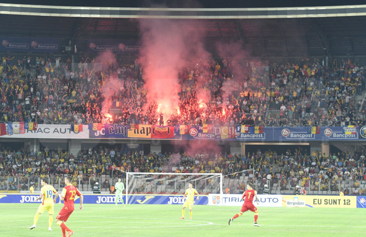 FOTO Speranțe și emoții » 25.000 de suporteri au încercat să împingă România spre Mondialul din Rusia