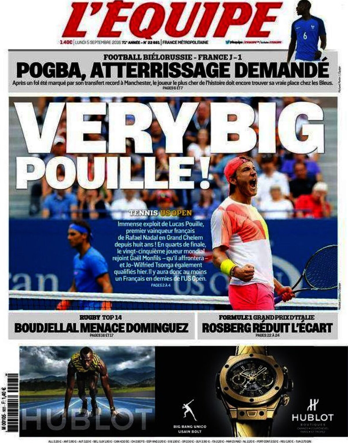 Ce scriu azi ziarele de sport din lume (5 septembrie 2016)