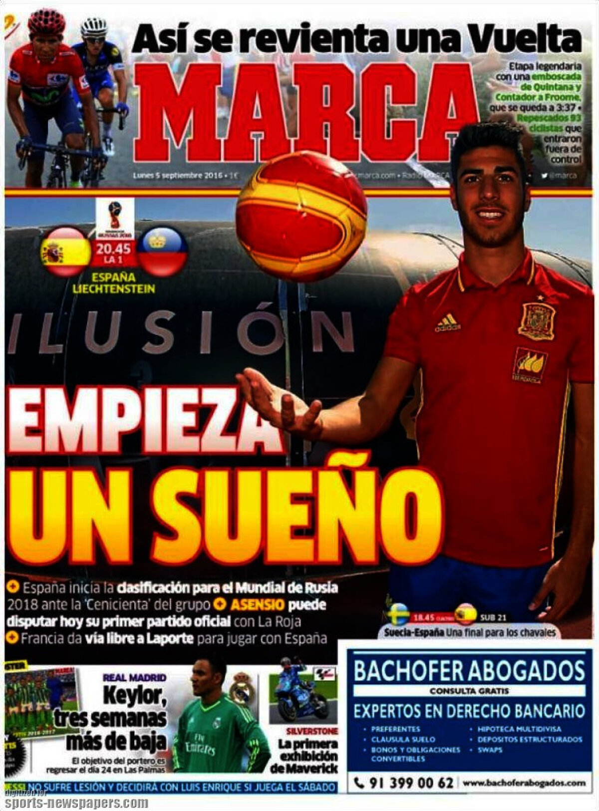 Ce scriu azi ziarele de sport din lume (5 septembrie 2016)