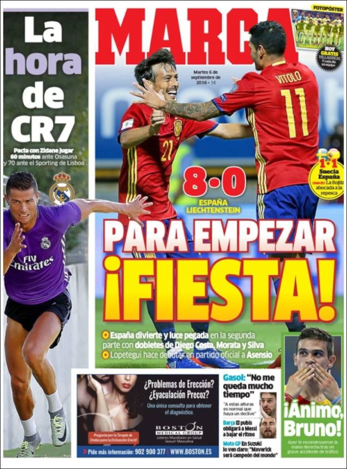 Ce scriu azi ziarele de sport din lume (6 septembrie 2016)