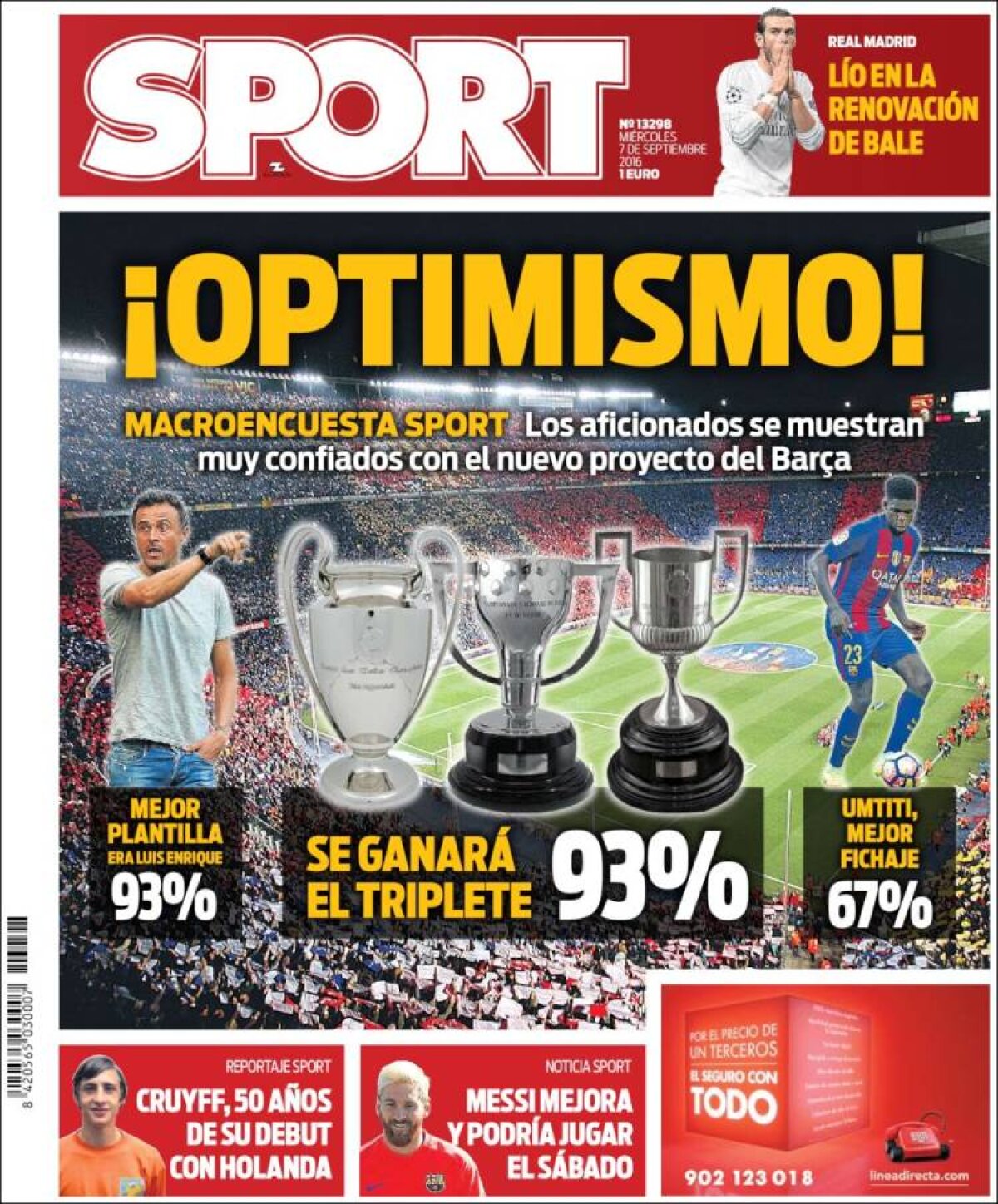 Ce scriu azi ziarele de sport din lume (7 septembrie 2016)