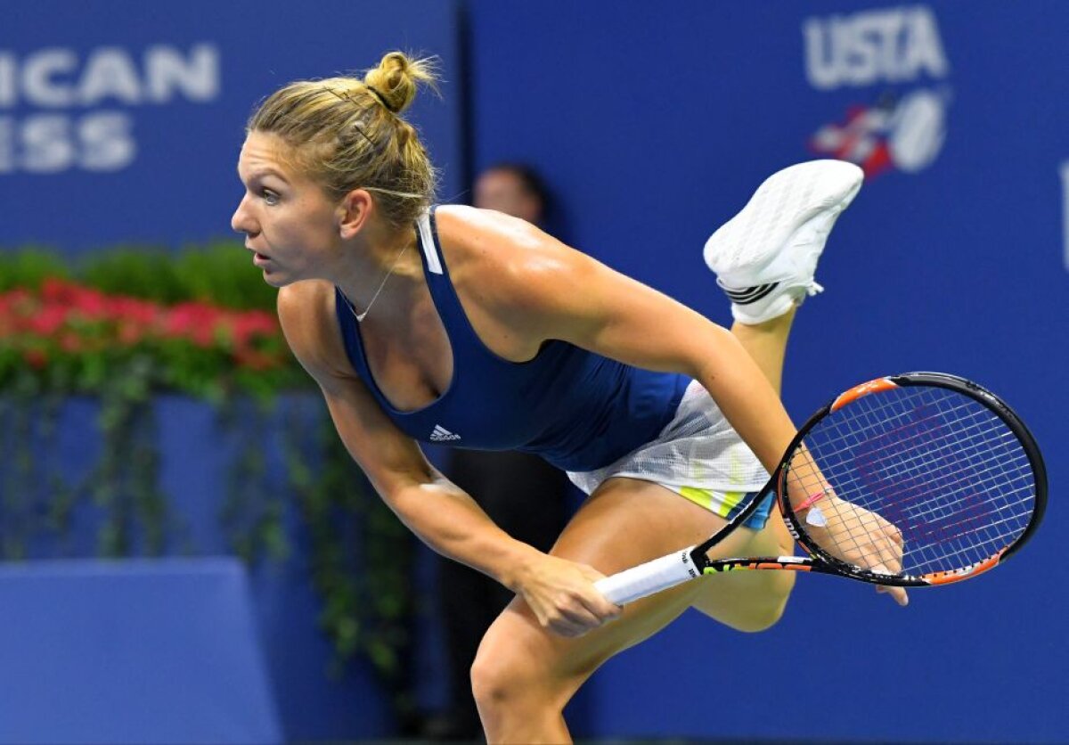 FOTO » Serena a învins-o cu greu pe Halep și merge în semifinale la US Open » Simona a făcut un meci bun, dar serviciul lui Williams a fost fantastic: "A trebuit să schimb jocul"