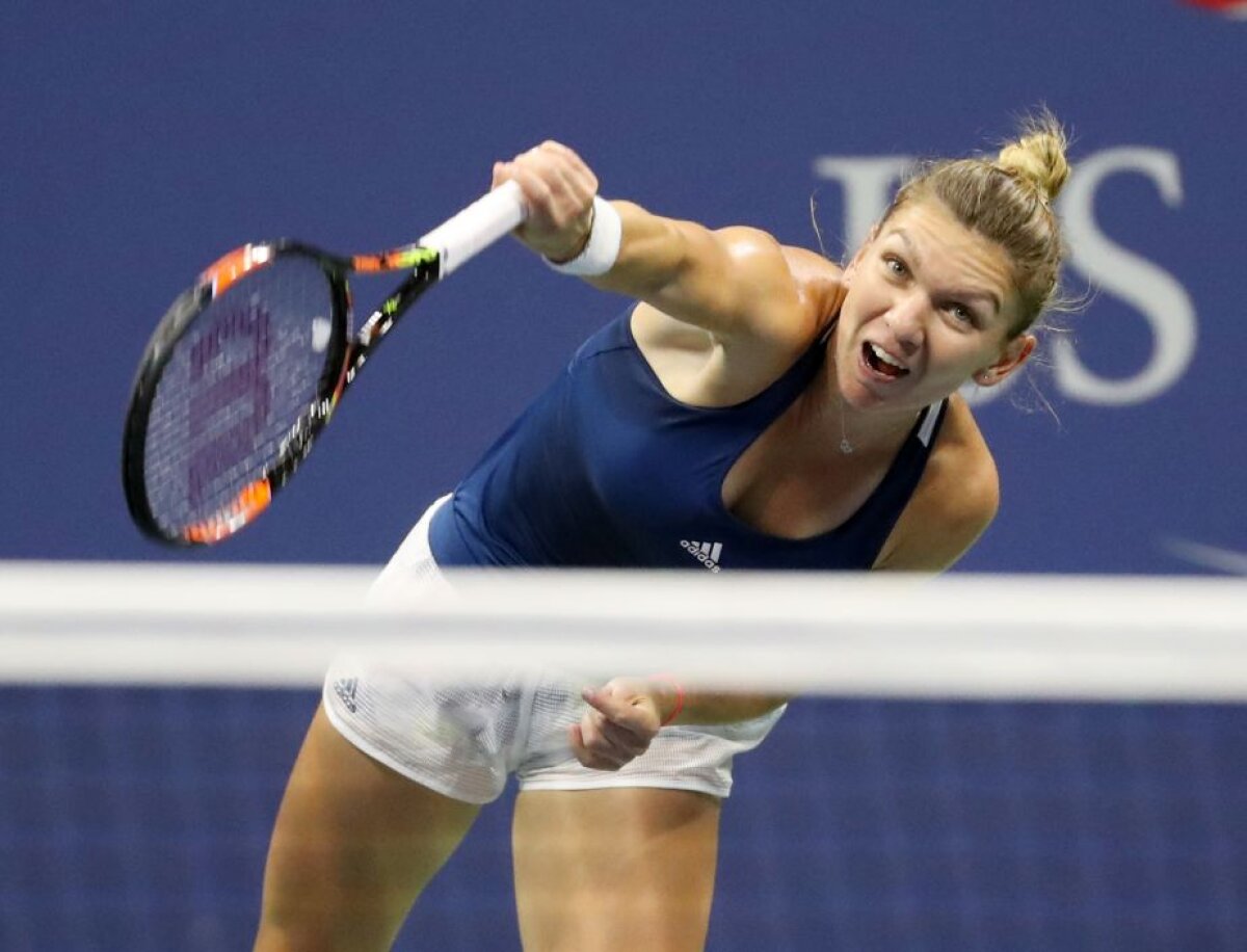 FOTO » Serena a învins-o cu greu pe Halep și merge în semifinale la US Open » Simona a făcut un meci bun, dar serviciul lui Williams a fost fantastic: "A trebuit să schimb jocul"