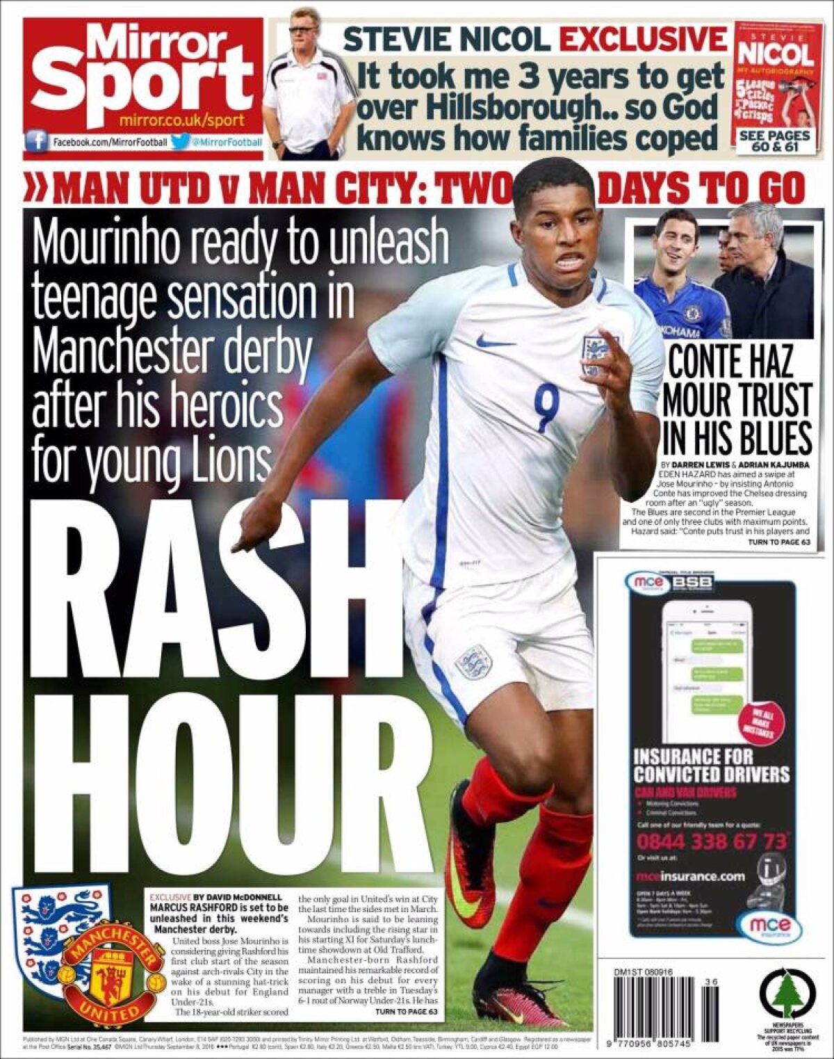 Ce scriu azi ziarele de sport din lume (8 septembrie 2016)