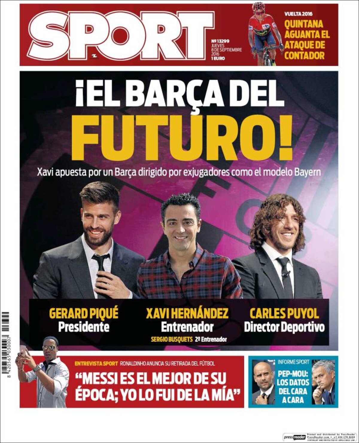 Ce scriu azi ziarele de sport din lume (8 septembrie 2016)