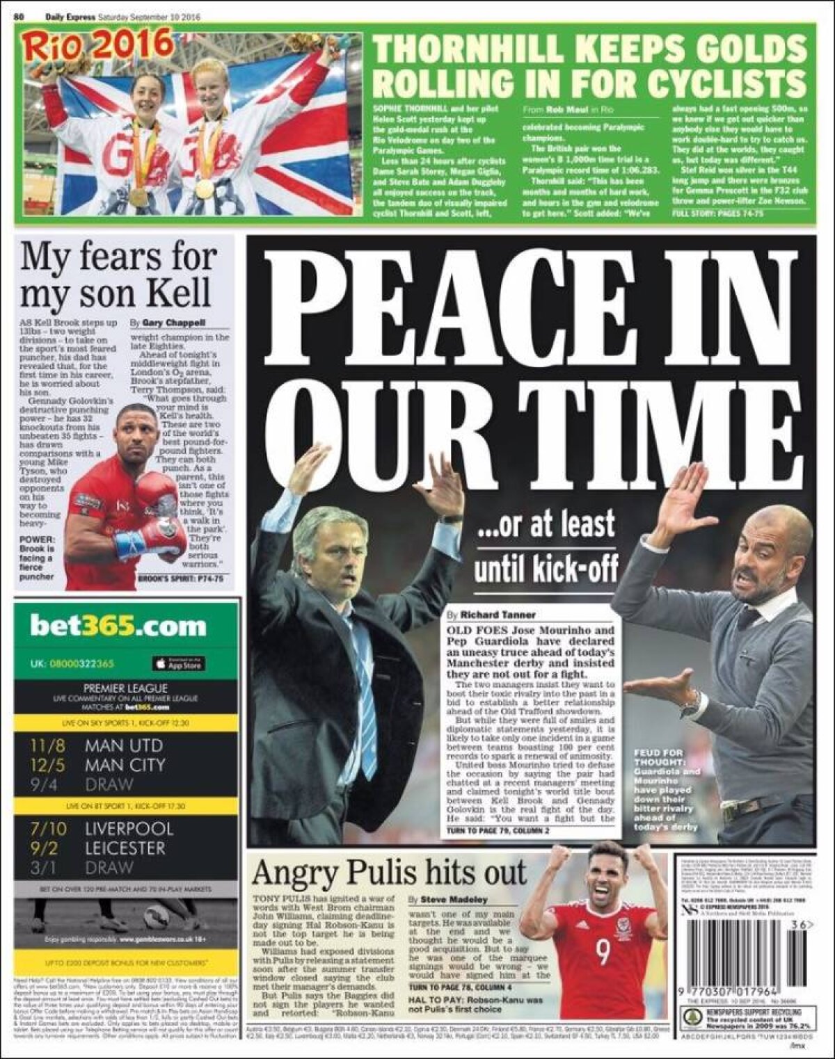 Ce scriu azi ziarele de sport din lume (10 septembrie 2016)