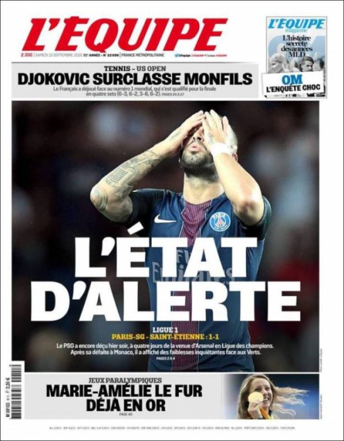 Ce scriu azi ziarele de sport din lume (10 septembrie 2016)