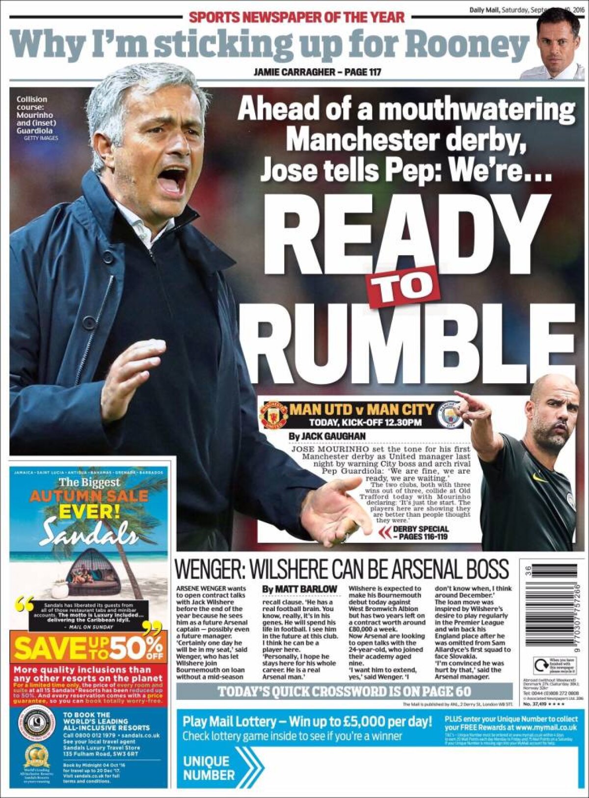 Ce scriu azi ziarele de sport din lume (10 septembrie 2016)