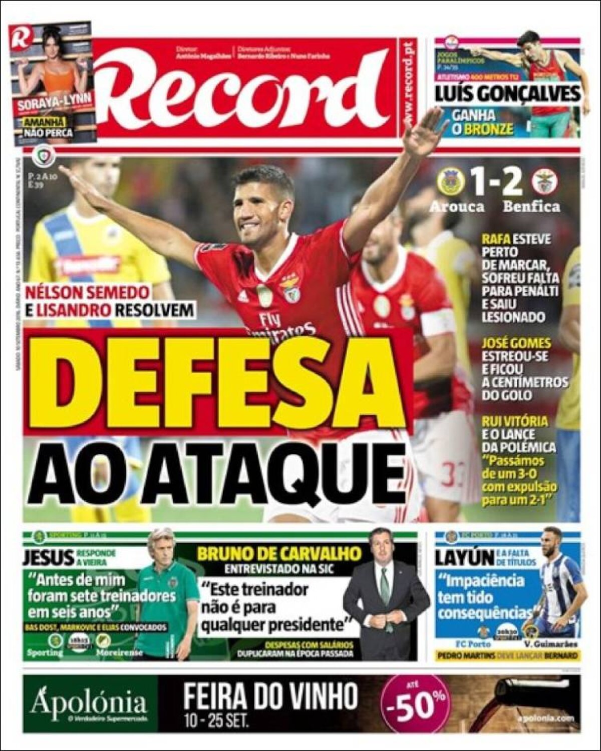 Ce scriu azi ziarele de sport din lume (10 septembrie 2016)