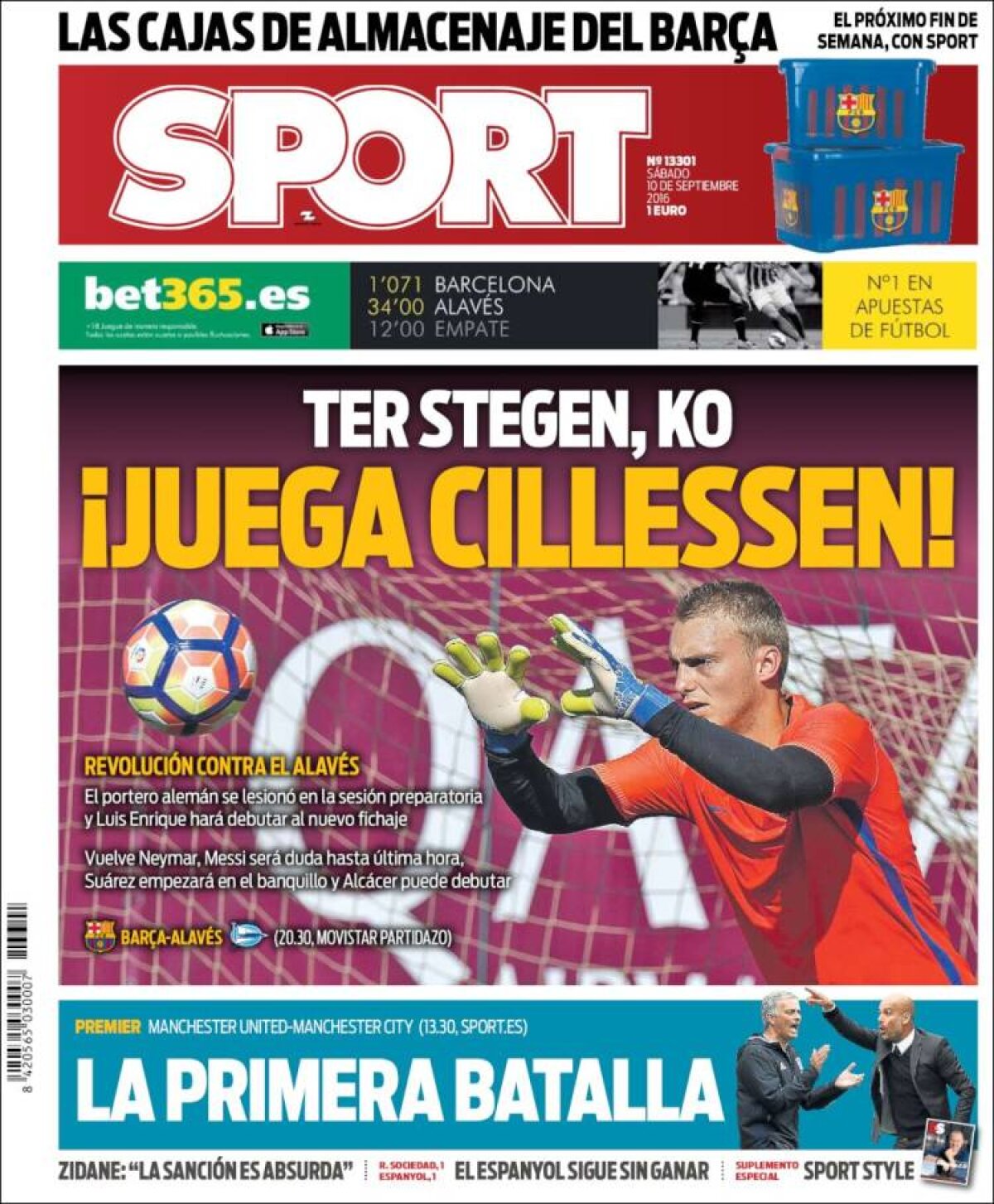 Ce scriu azi ziarele de sport din lume (10 septembrie 2016)