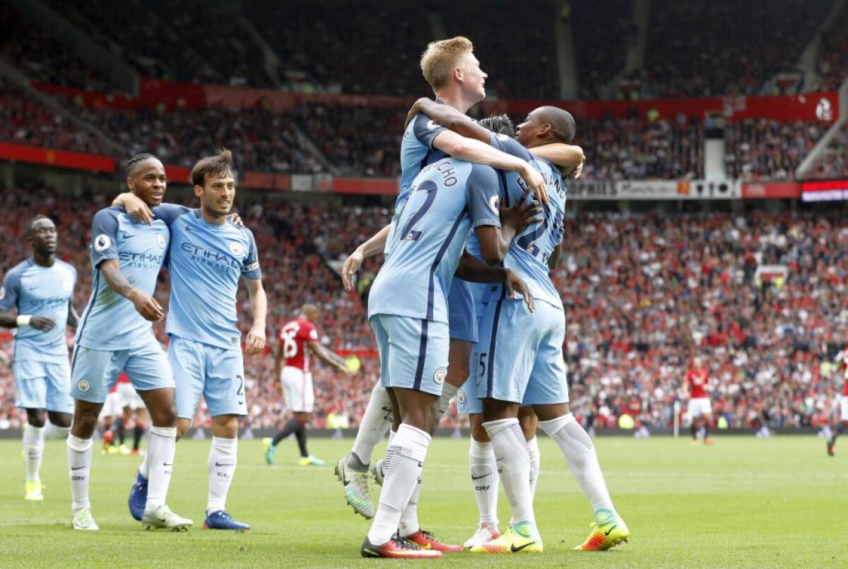 VIDEO+ FOTO » Profesorul Guardiola și elevul Mourinho! City se impune pe terenul lui United, 2-1! Pep are 9 victorii în fața lui "The Special One"