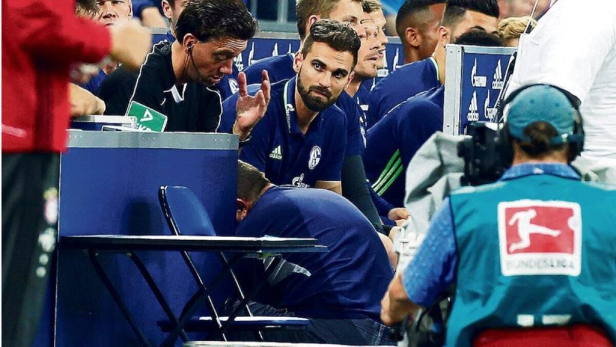 Poțiunea miraculoasă » Arbitrul de la Schalke - Bayern și-a revenit incredibil după ce un fizioterapeut i-a dat să bea dintr-o fiolă