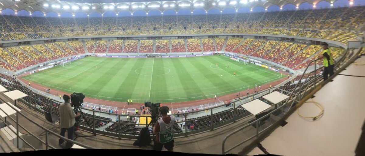 FOTO Bate vântul pe Arena Națională! Stadionul e gol la meciul dintre Steaua și Astra + Aroganță la adresa lui Șumudică