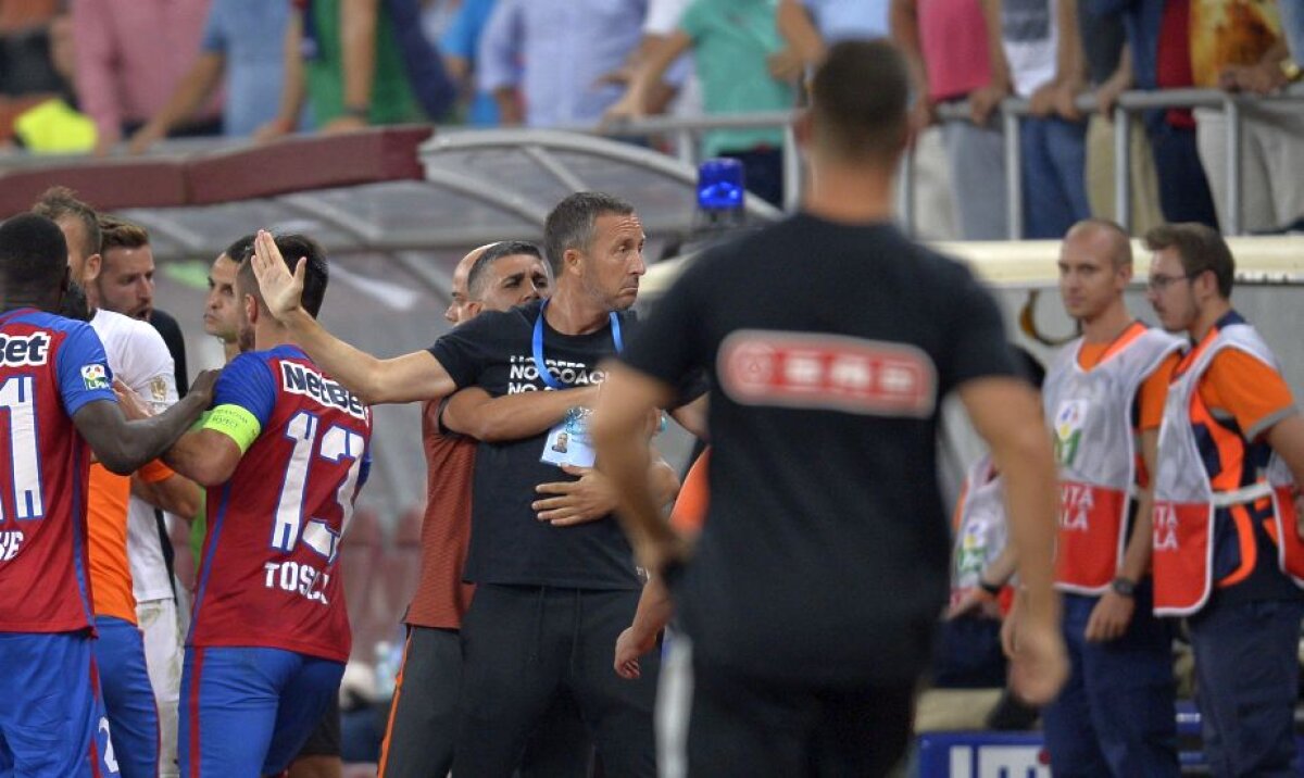 FOTO Cristi Săpunaru a sărit să-l bată pe Mihai Stoica! "S-a dorit acest scandal. I-am zis lui MM după aceea"