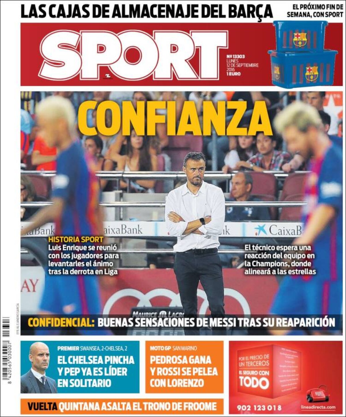 Ce scriu azi ziarele de sport din lume (12 septembrie 2016)