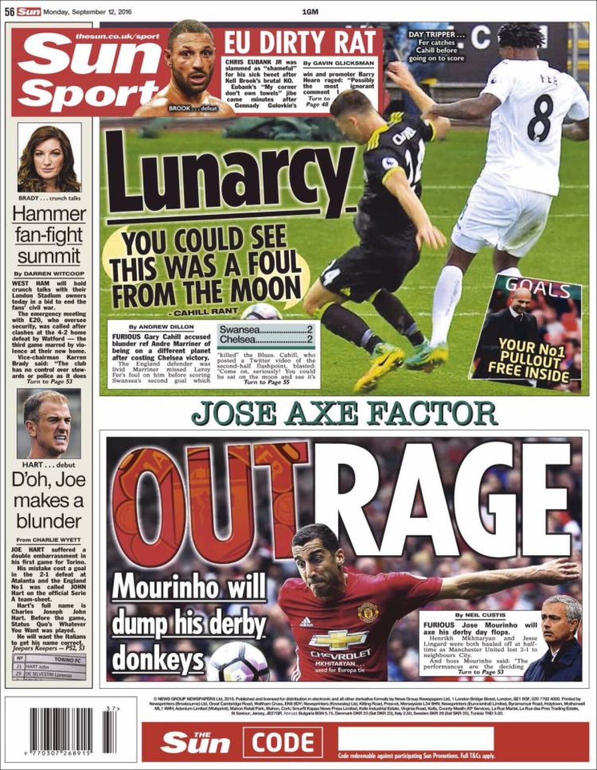 Ce scriu azi ziarele de sport din lume (12 septembrie 2016)