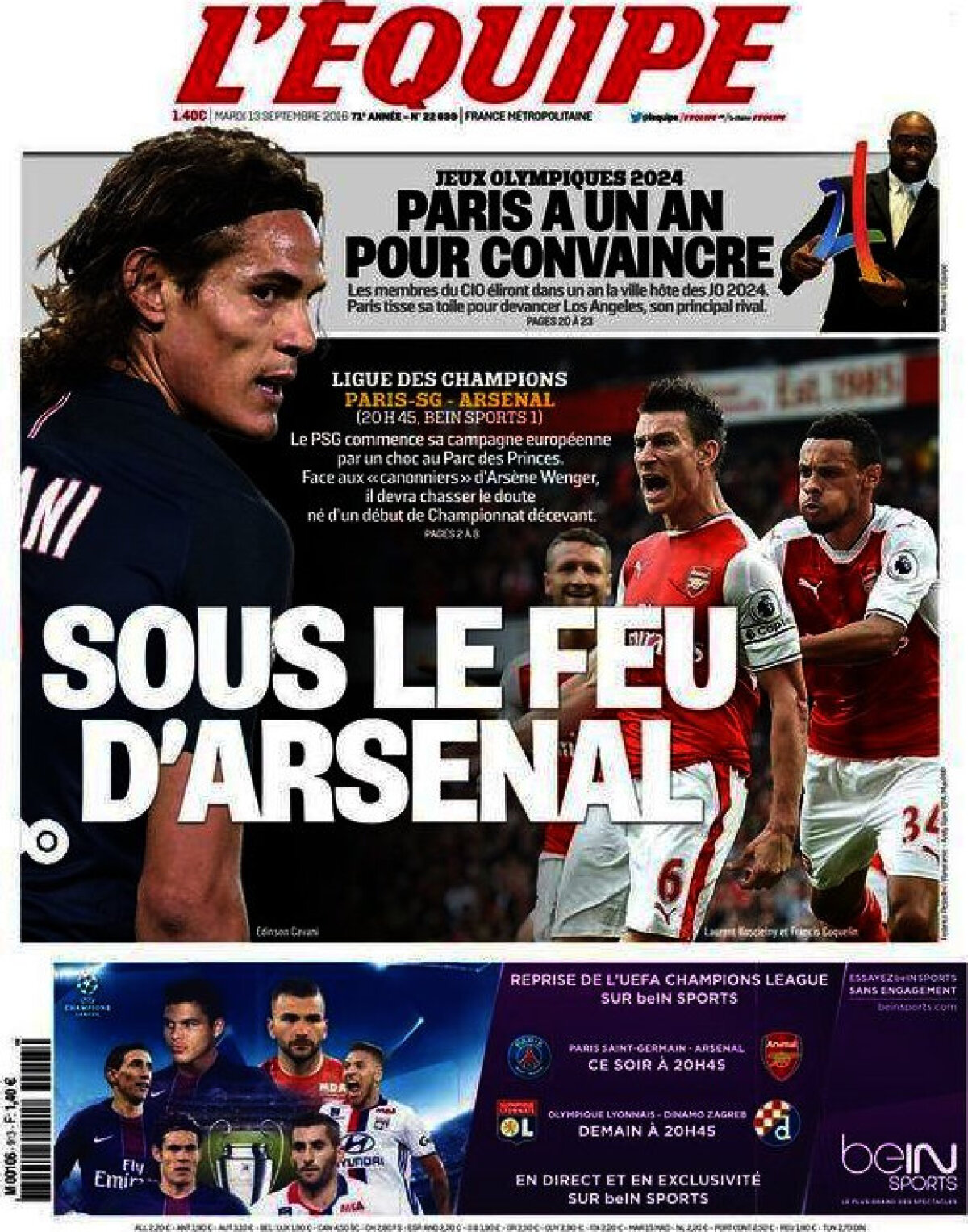 Ce scriu azi ziarele de sport din lume (13 septembrie 2016)