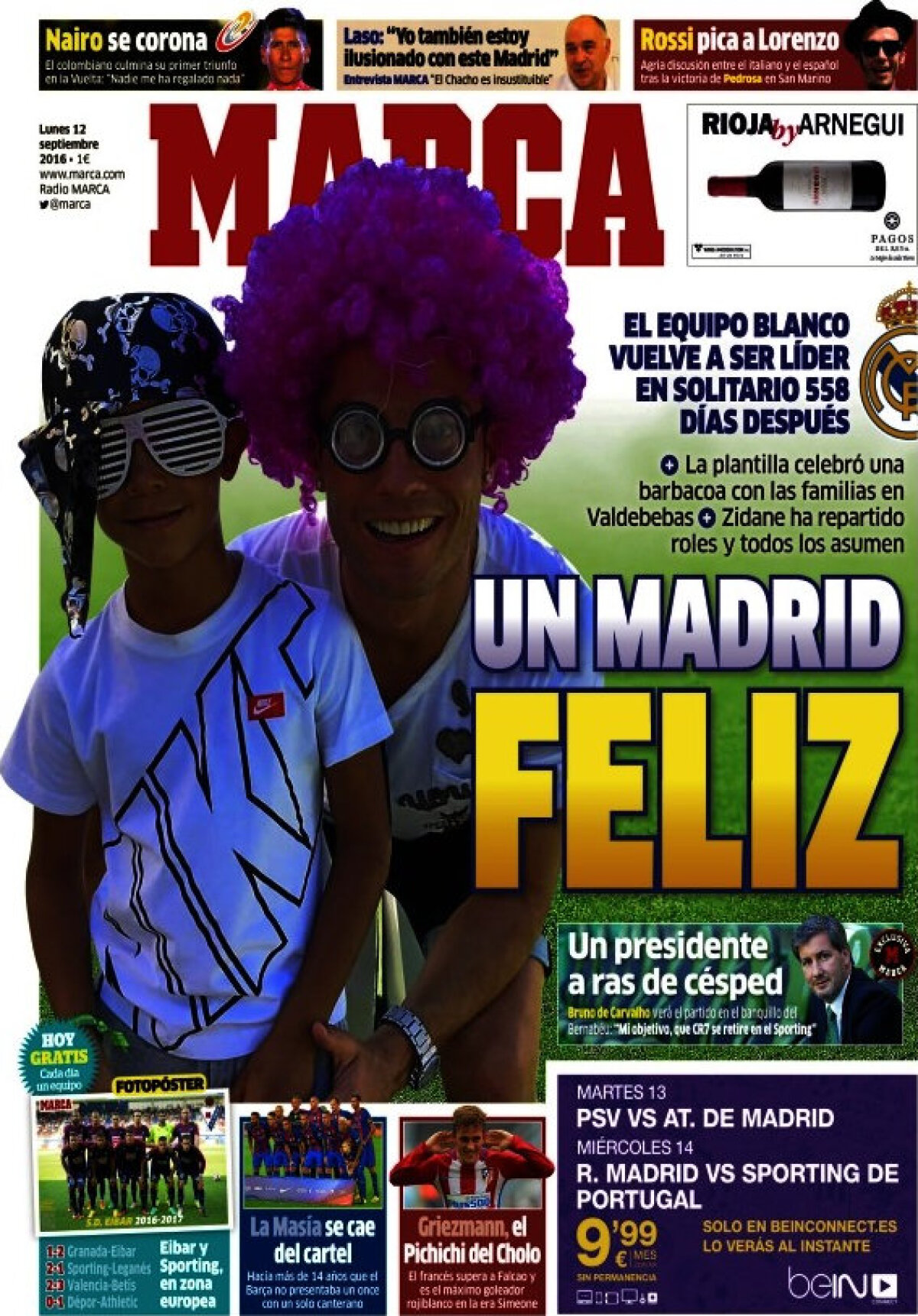 Ce scriu azi ziarele de sport din lume (13 septembrie 2016)