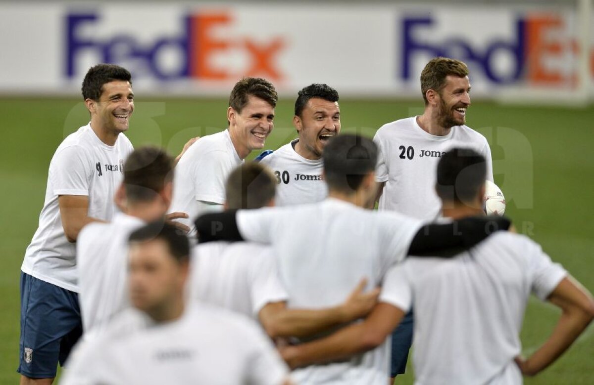 GALERIE FOTO Astra a efectuat antrenamentul oficial înainte de partida cu Austria Viena » Optimism în tabăra campioanei României: "Ne putem califica"