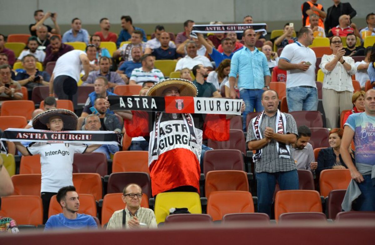 FOTO Bornă rușinoasă pentru Astra, la meciul cu Austria Viena! Pe câți spectatori miza Șumudică și câți au venit