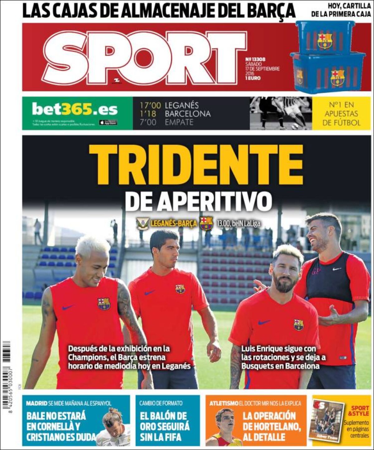 Ce scriu azi ziarele de sport din lume (17 septembrie 2016)