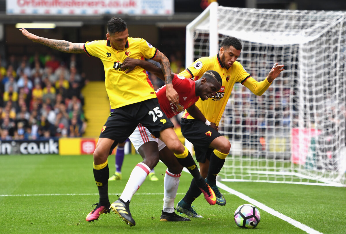 FOTO + VIDEO ȘOC în Premier League! Watford s-a distrat cu Manchester United, 3-1 » Mourinho are trei înfrângeri consecutive