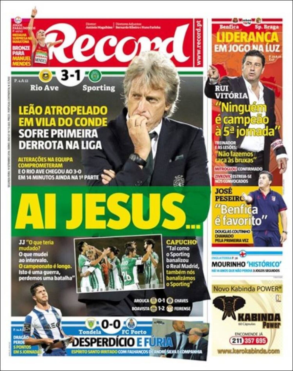 Ce scriu azi ziarele de sport din lume (19 septembrie 2016)