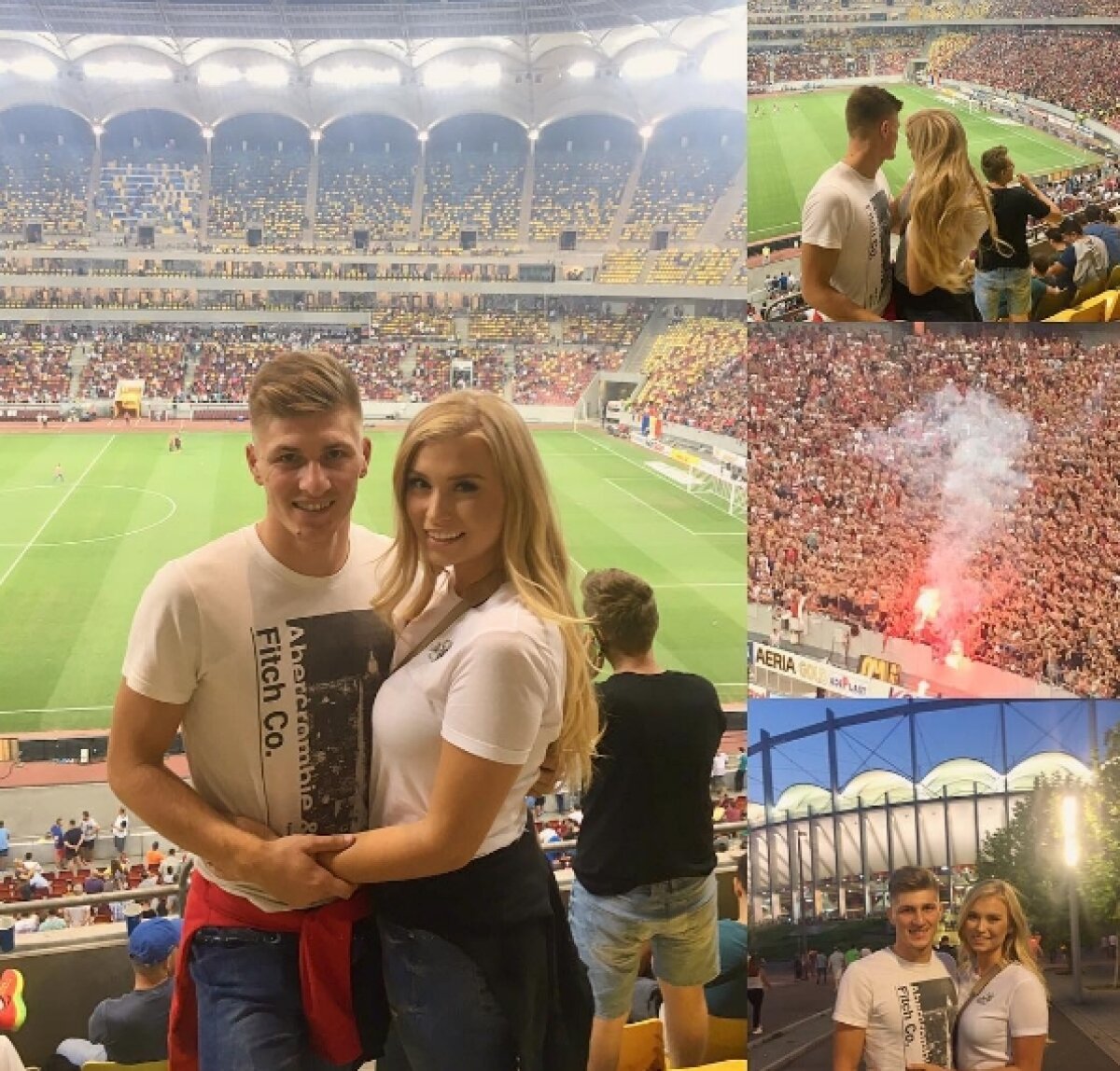 GALERIE FOTO A renunțat la fotbal pentru ea » Un fost jucător al lui Dinamo pleacă în SUA pentru viitoarea lui soție