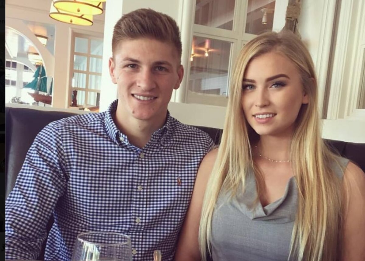 GALERIE FOTO A renunțat la fotbal pentru ea » Un fost jucător al lui Dinamo pleacă în SUA pentru viitoarea lui soție