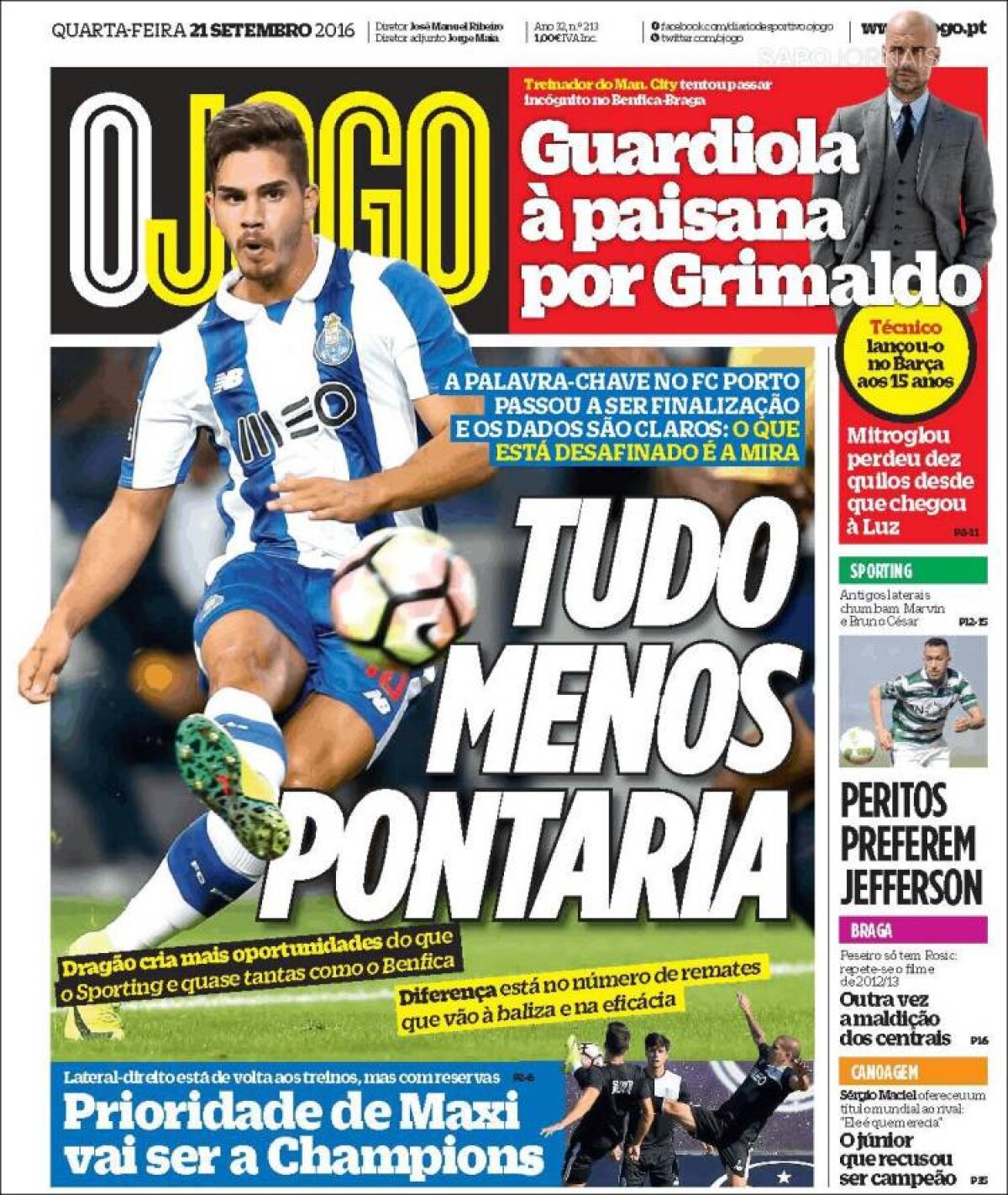 Ce scriu azi ziarele de sport din lume (21 septembrie 2016)