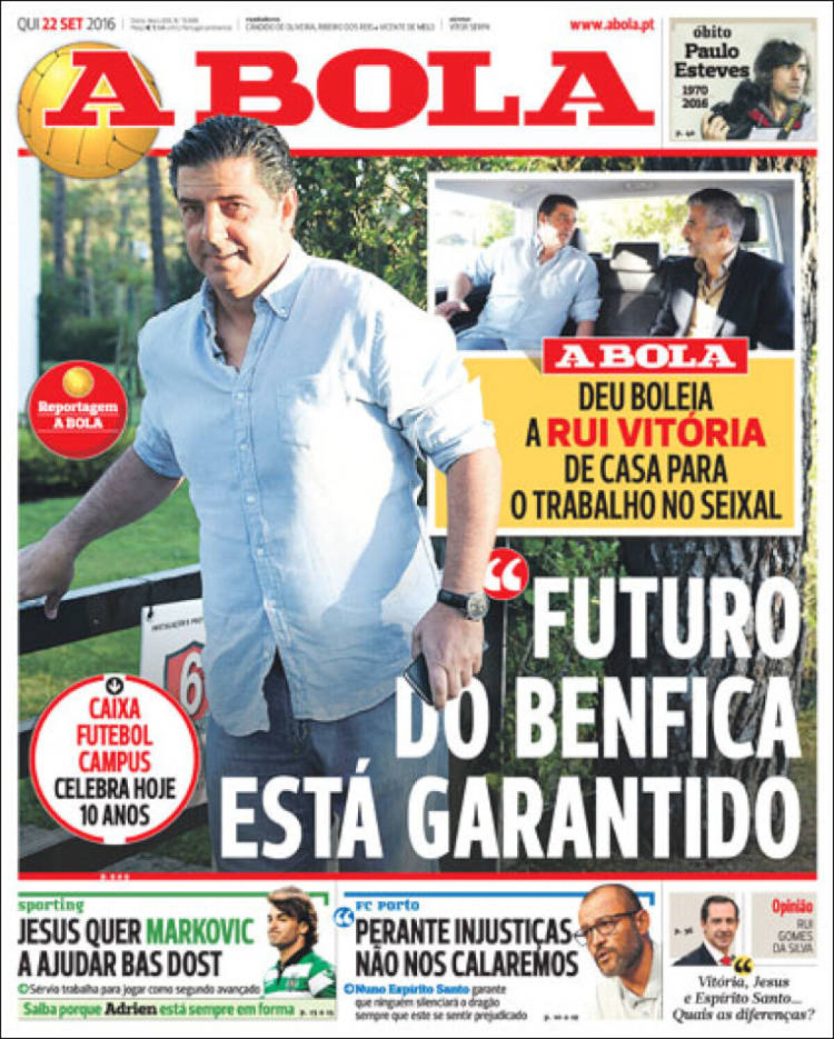 Ce scriu azi ziarele de sport din lume (22 septembrie 2016)