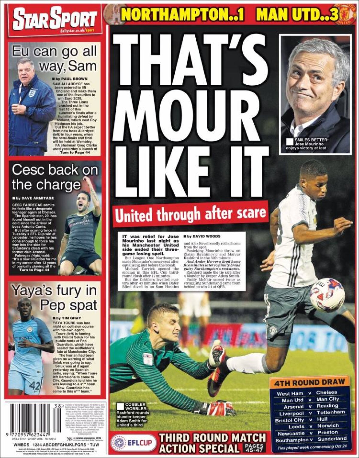 Ce scriu azi ziarele de sport din lume (22 septembrie 2016)