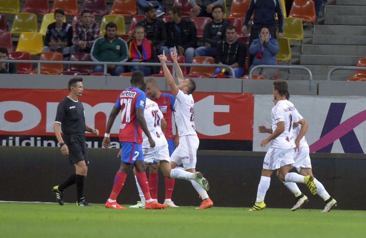 FOTO și VIDEO A căzut ultima redută » Steaua, învinsă de clujeni! CFR este la prima victorie în fața Stelei la București, din 1948