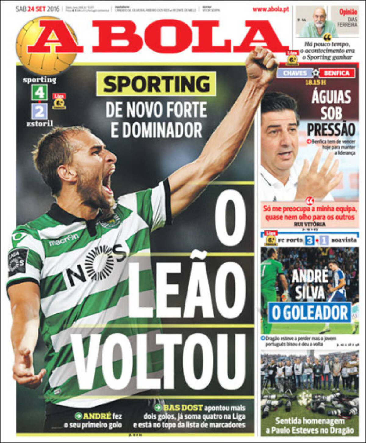 Ce scriu azi ziarele de sport din lume (24 septembrie 2016)