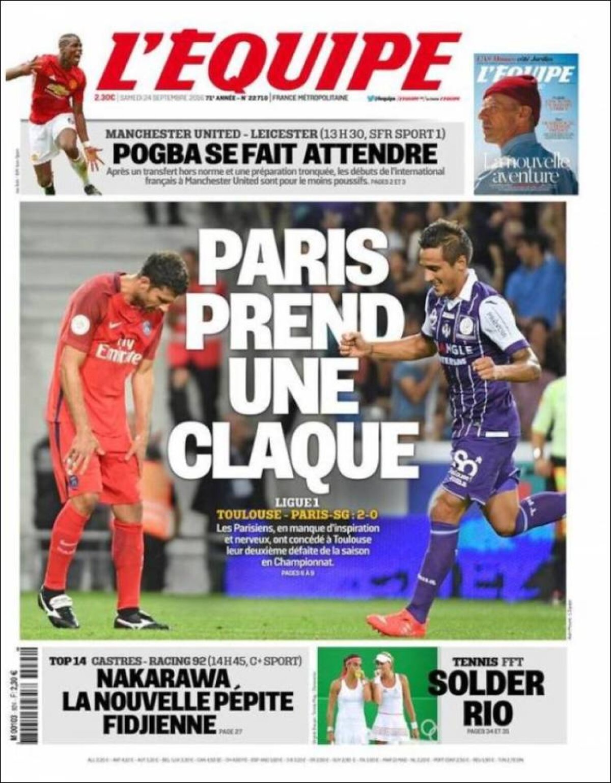 Ce scriu azi ziarele de sport din lume (24 septembrie 2016)