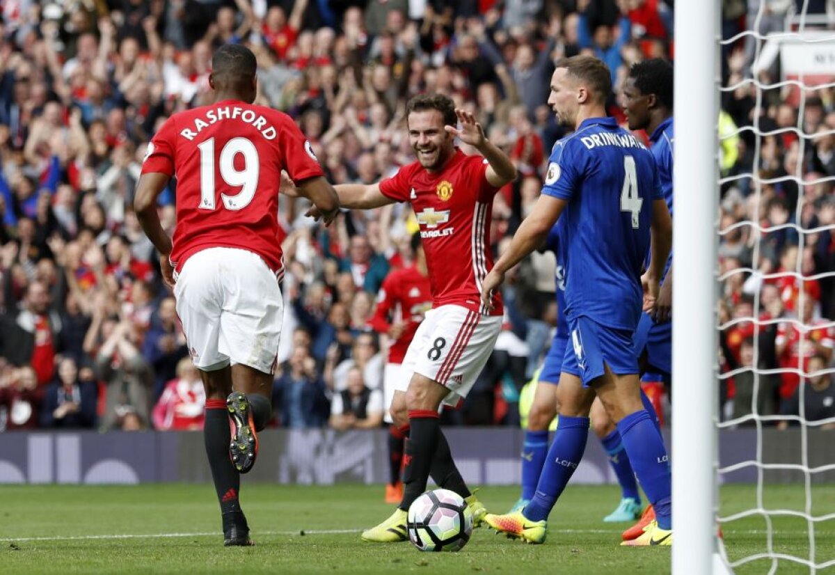 FOTO + VIDEO Einstein, go home! Masacru pe Old Trafford: United a bifat un record de goluri contra lui Leicester!