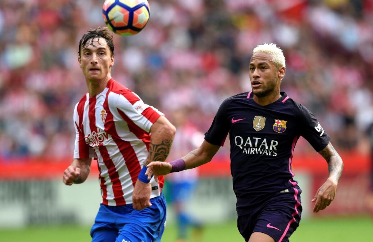 FOTO+VIDEO Barcelona, recital pe terenul lui Sporting Gijon » Catalanii s-au dezlănțuit pe final