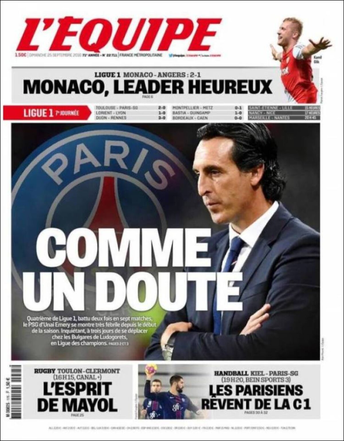 Ce scriu azi ziarele de sport din lume (25 septembrie 2016)