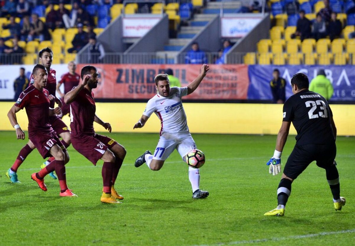 FOTO + VIDEO Voluntari - Steaua 2-3 » Roș-albaștrii câștigă cu emoții și așteaptă duelul cu Villarreal 