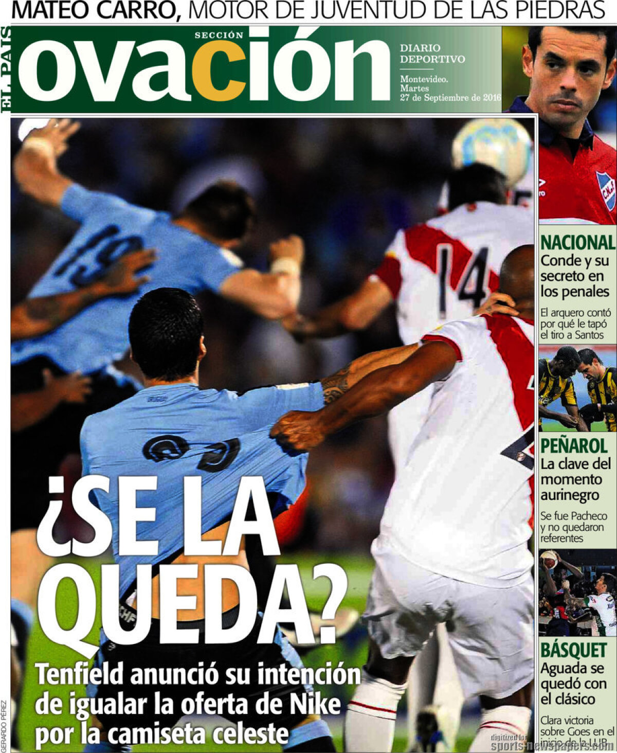 Ce scriu azi ziarele de sport din lume (27 septembrie 2016)